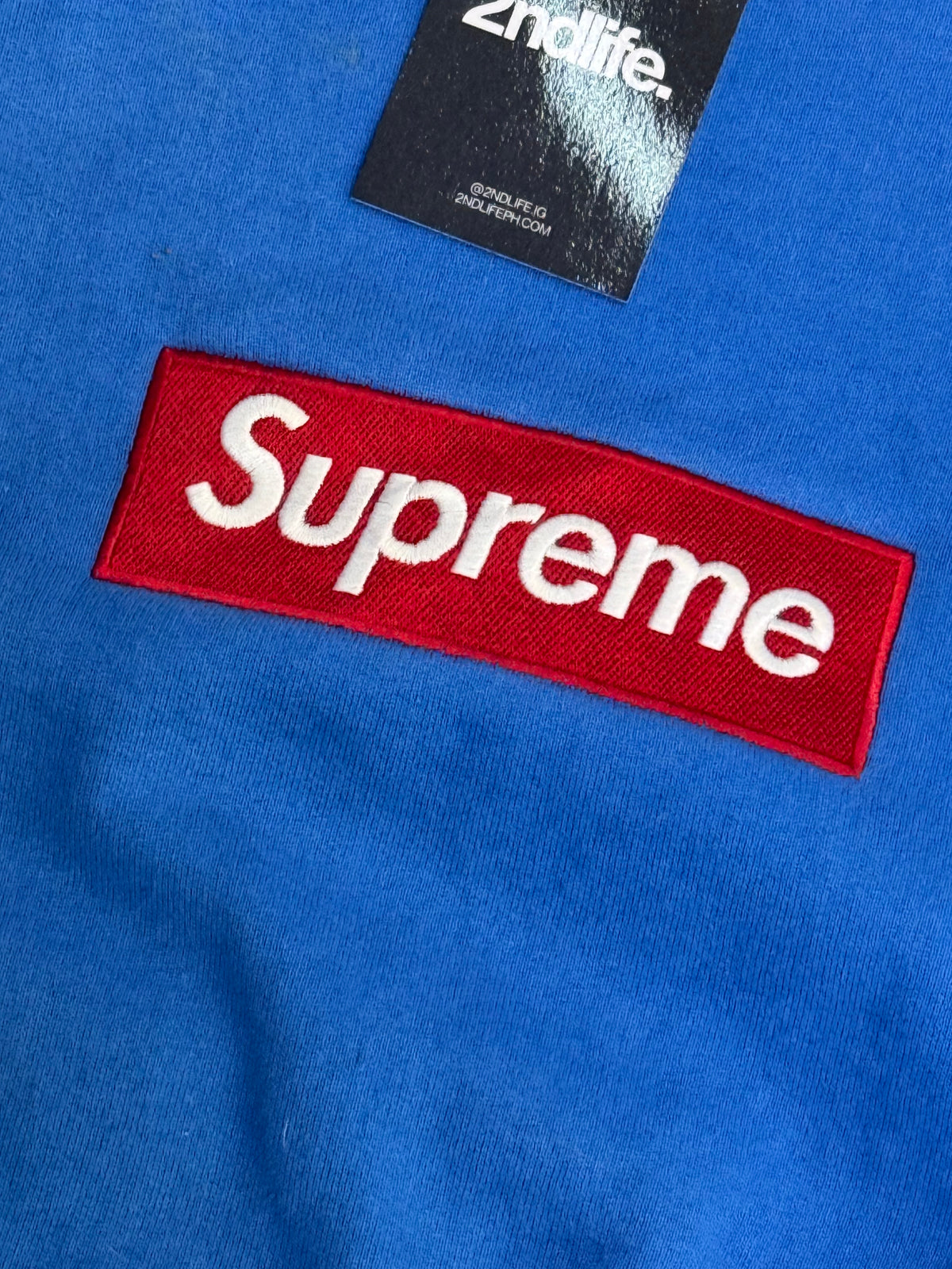 Supreme Box Logo Crewneck (Blue)