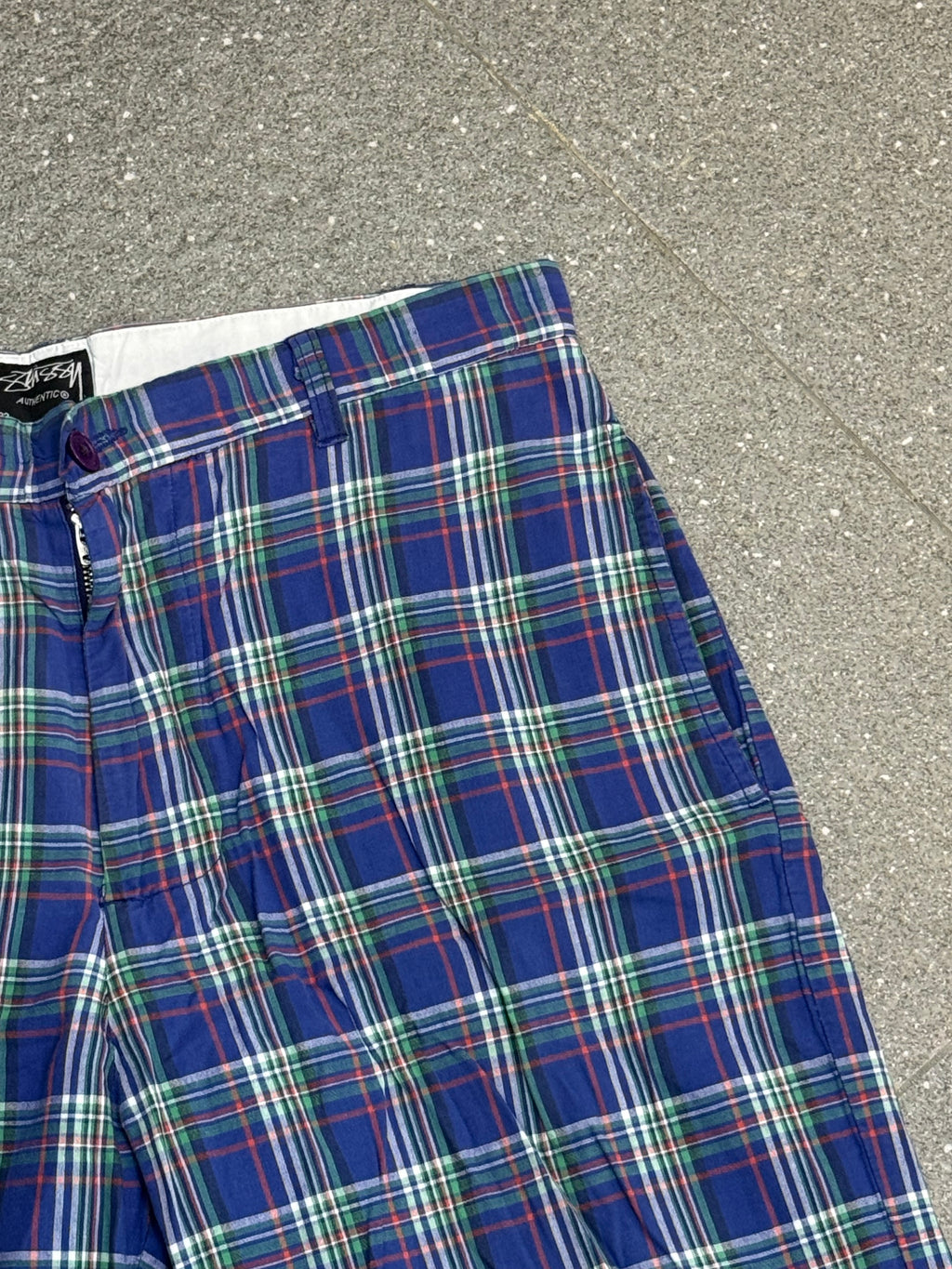 VTG Stussy Plaid Shorts