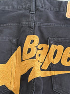 BAPE Embroiderd Logo Chino Pants - Size M