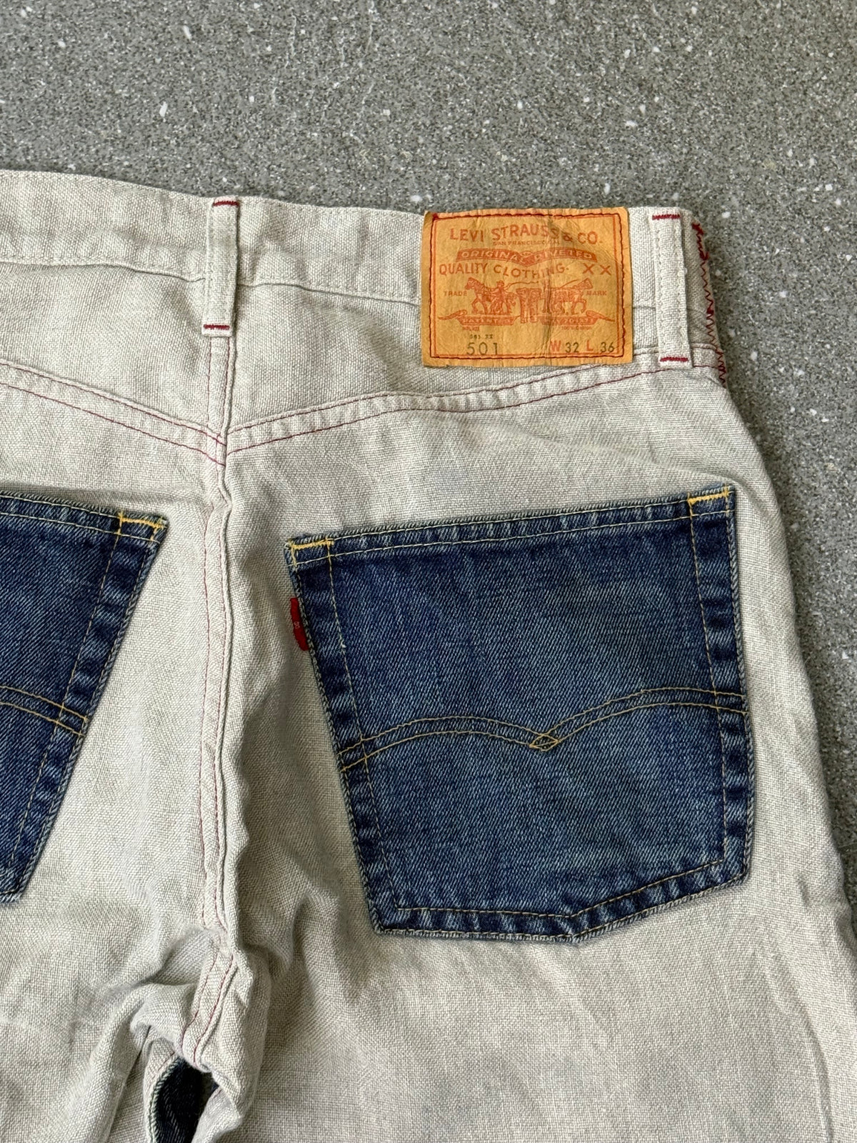 Junya Watanabe MAN × Levi’s 501XX Reconstructed Selvedge Denim — SS08