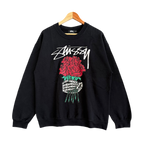 Stussy Rose Bouquet Crewneck - Size S