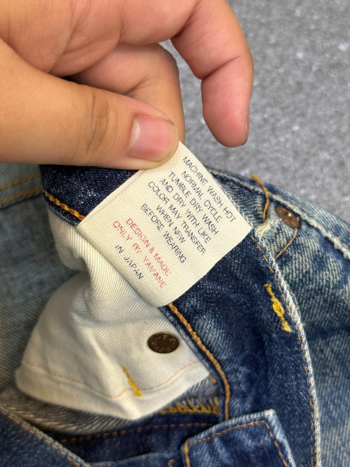 Evisu Black Seagull Selvedge Jorts