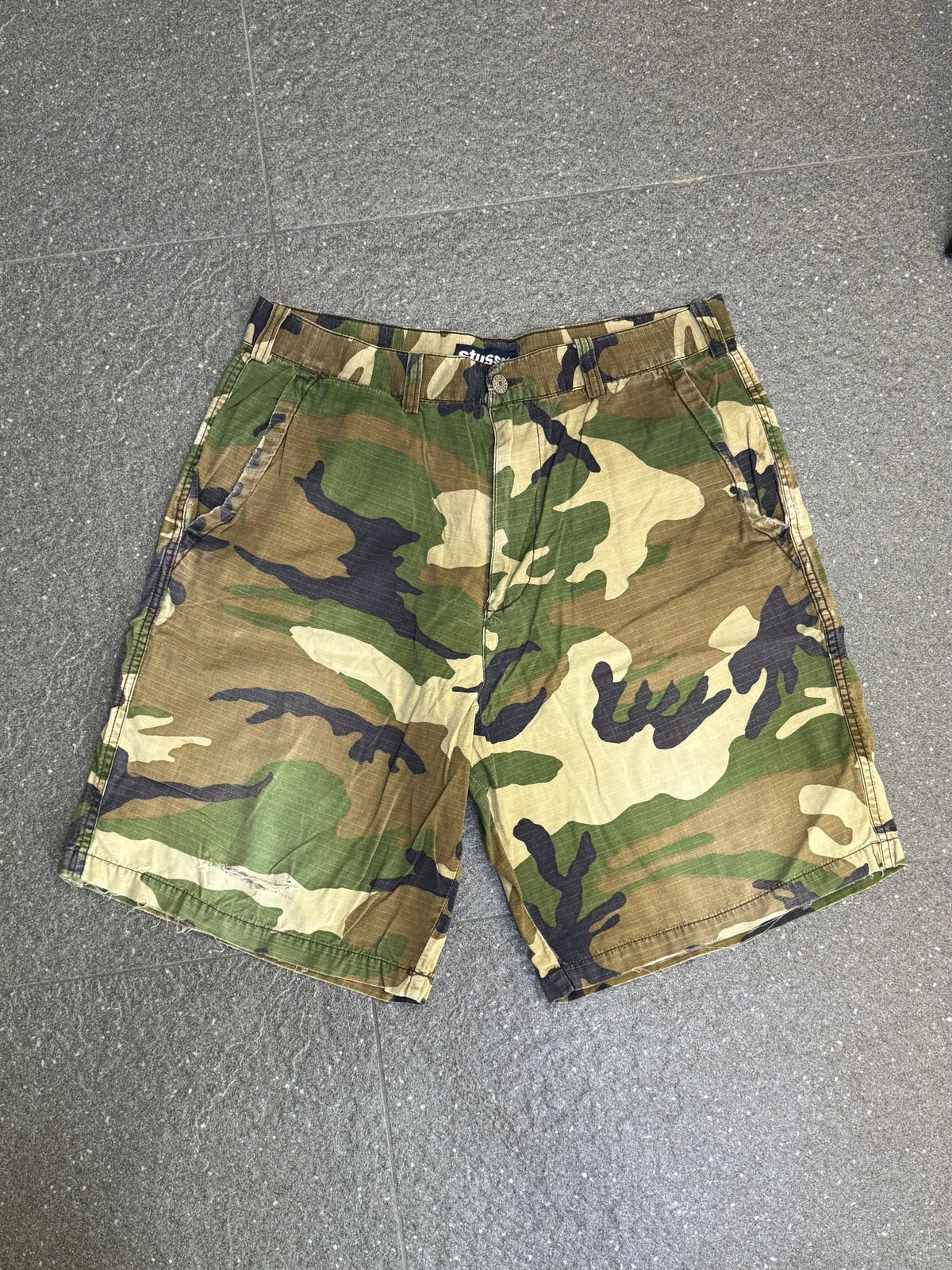 Vintage Stussy Camo Shorts