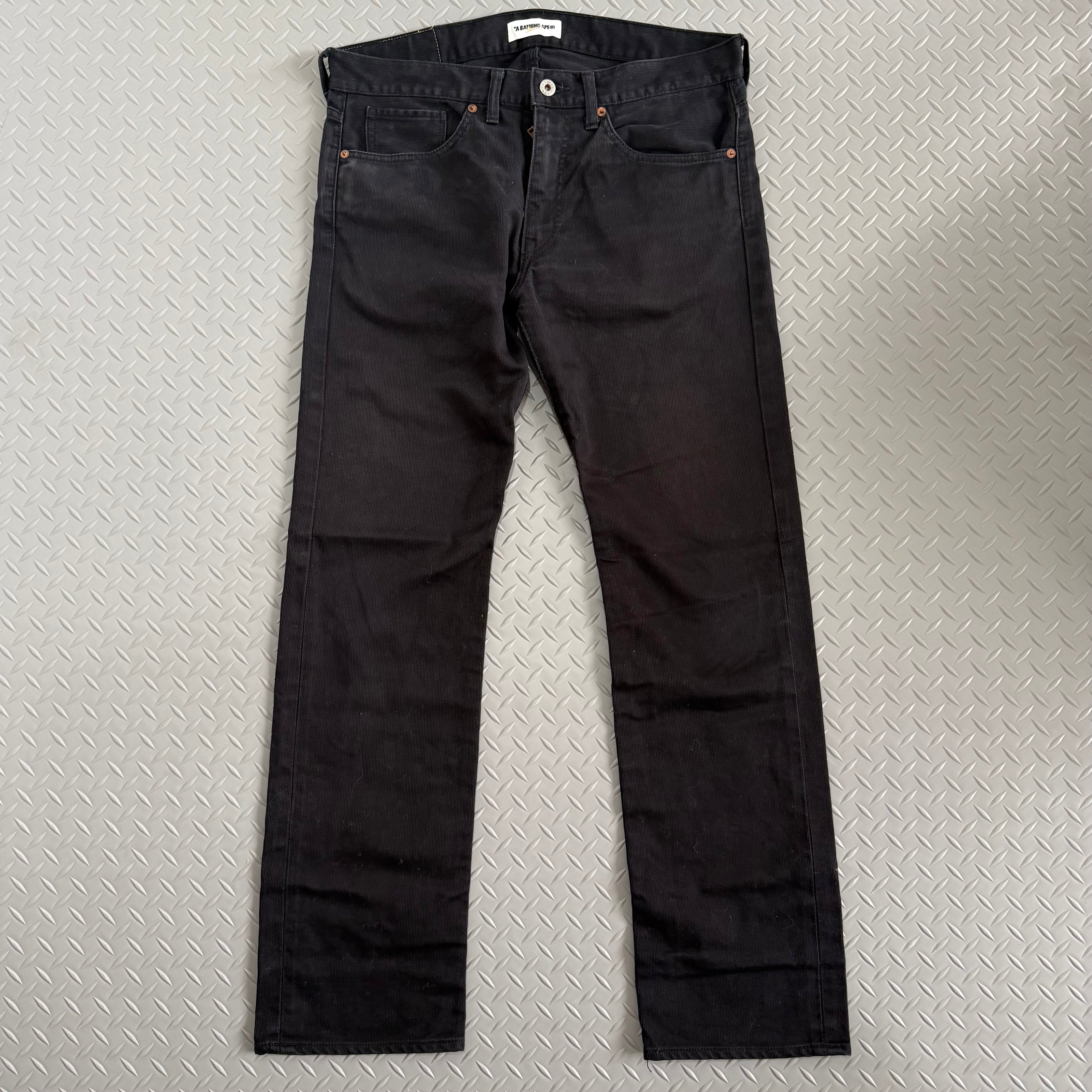 BAPE Embroiderd Logo Chino Pants - Size M