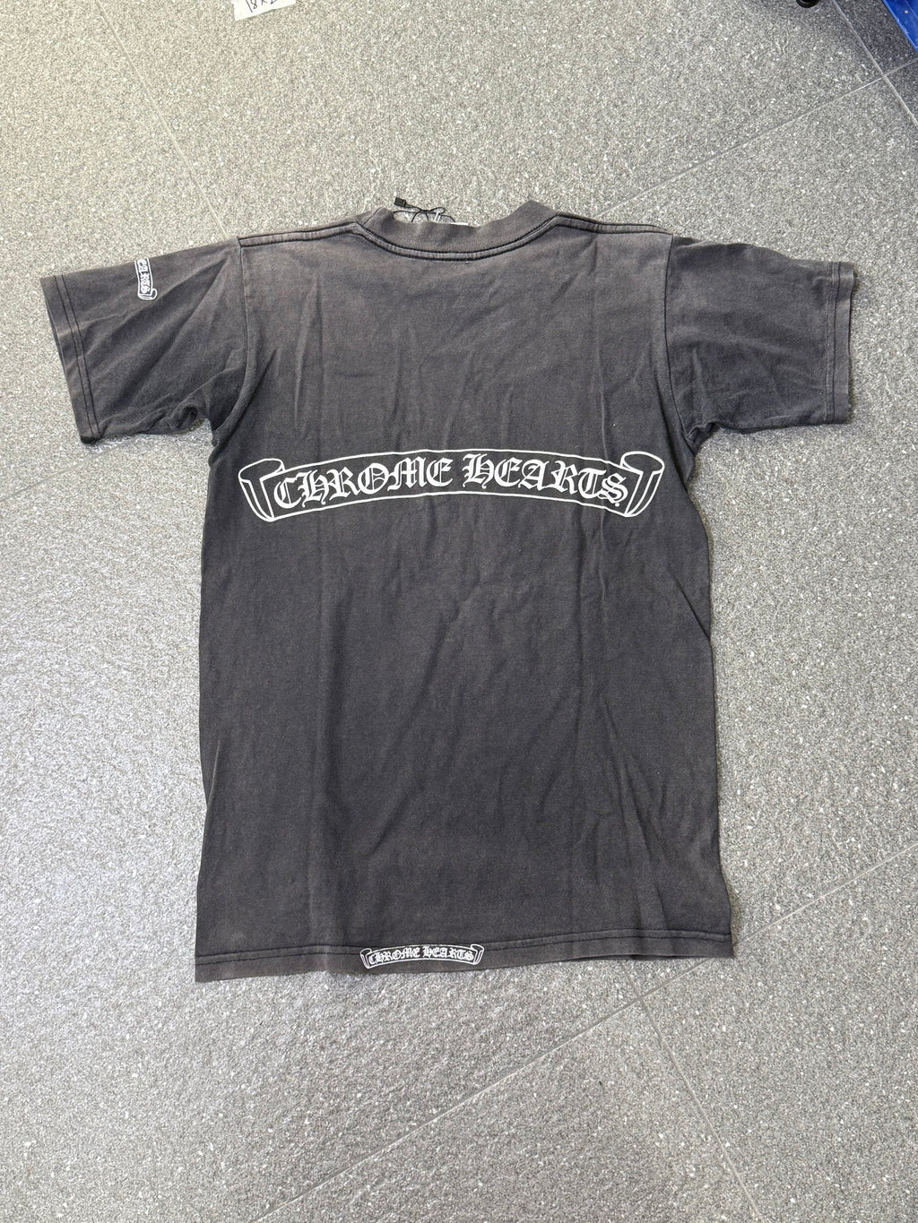 Vintage Faded Chrome Hearts Pocket Dagger Tee