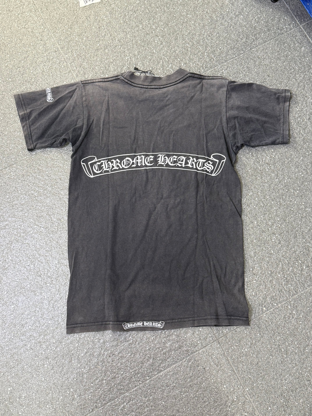 Vintage Faded Chrome Hearts Pocket Dagger Tee