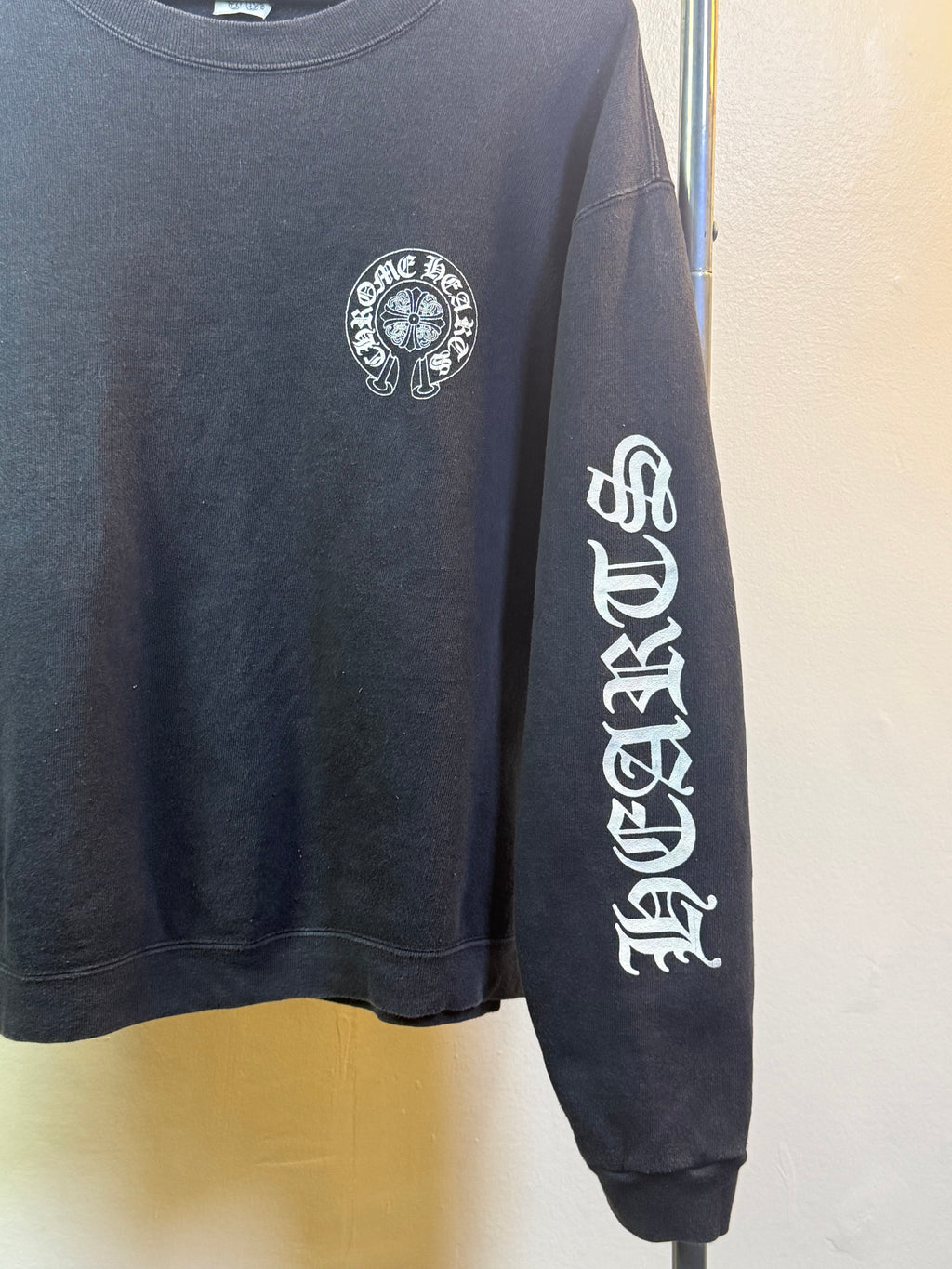 RARE VINTAGE CHROME HEARTS HORSESHOE CREWNECK SWEATER