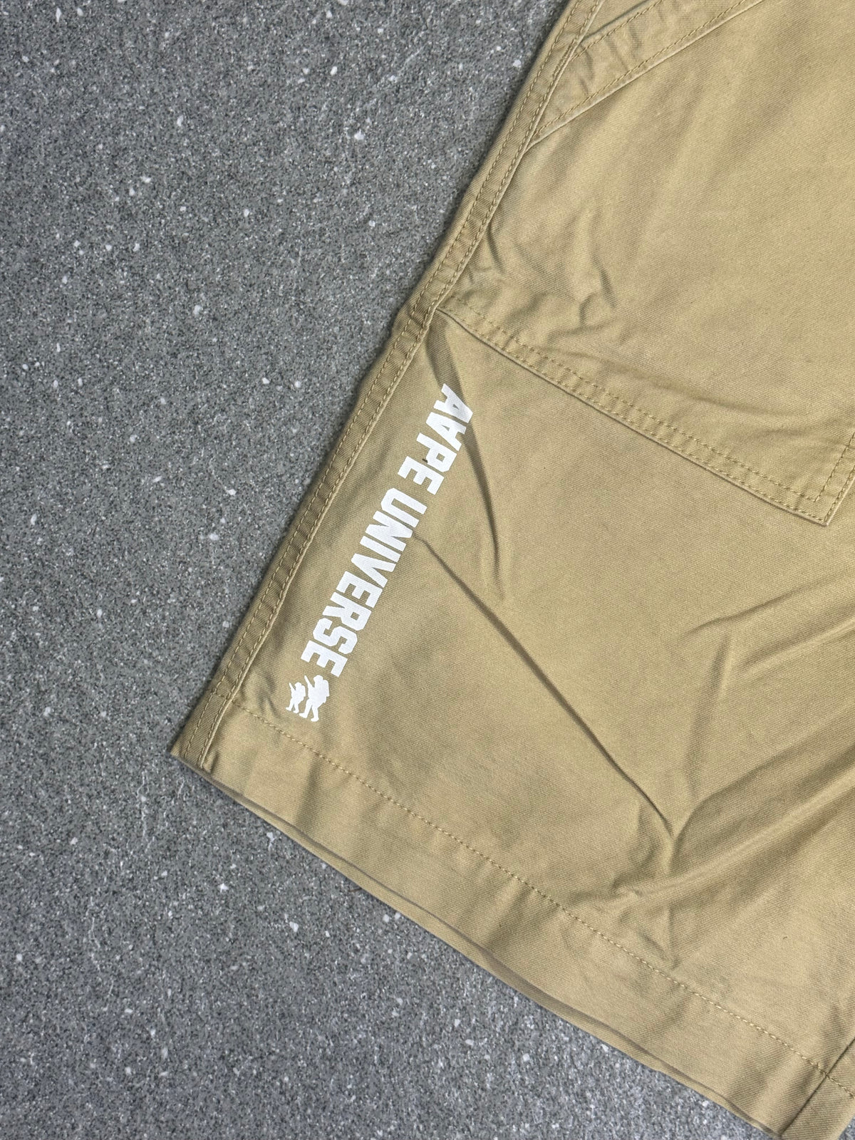 AAPE by A Bathing Ape Khaki Cargo Shorts