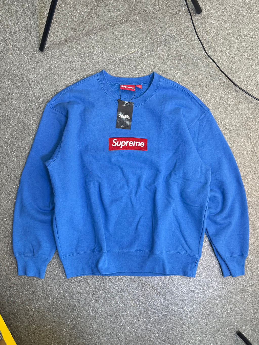 Supreme Box Logo Crewneck (Blue)