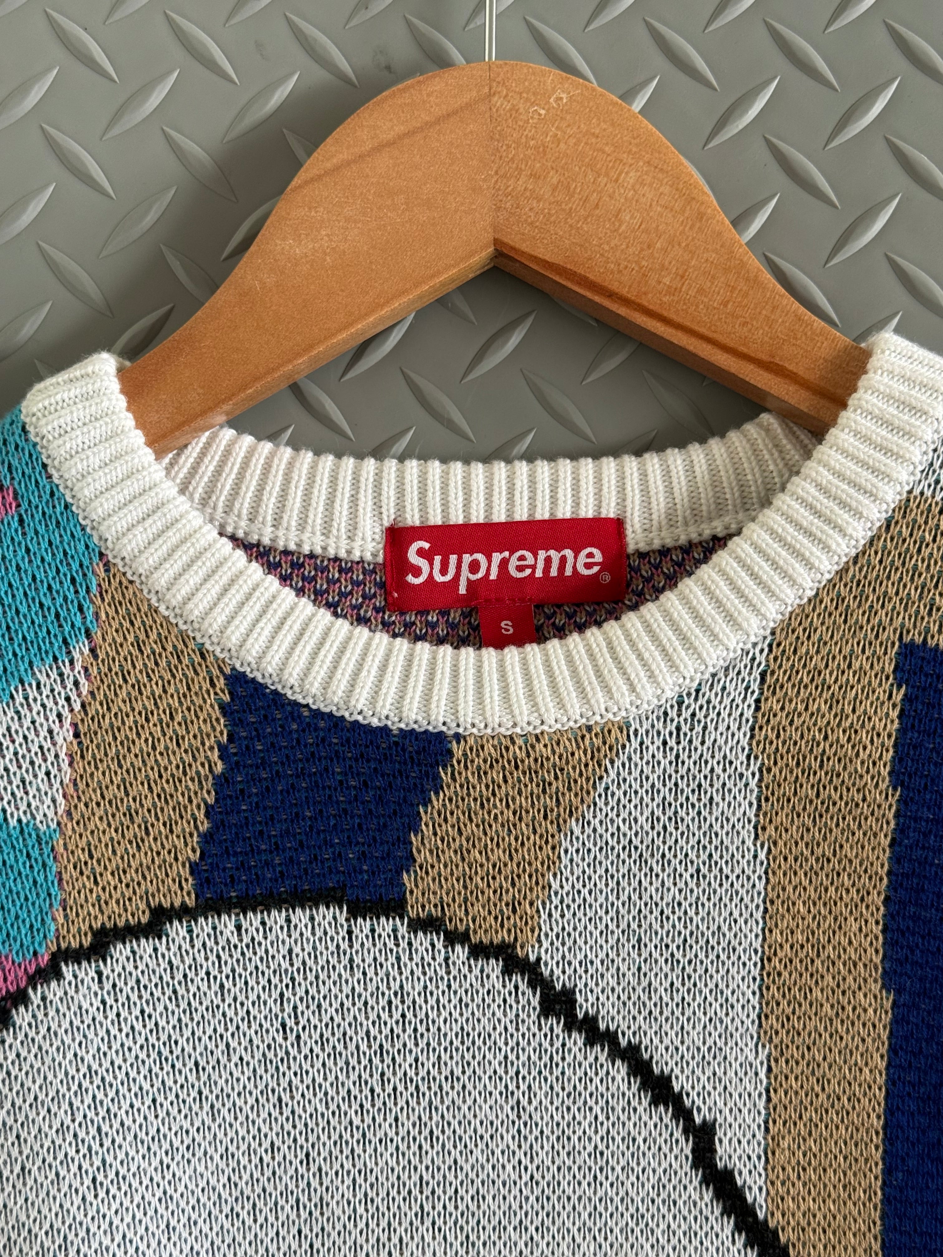 Supreme X Smurf Knitted Sweater - Size S