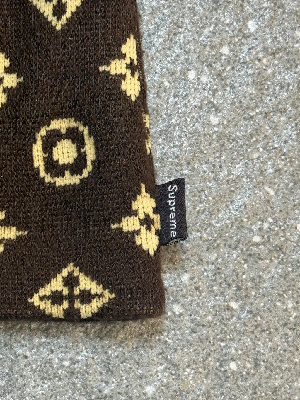 00’s Supreme LV Boot Monogram Beanie