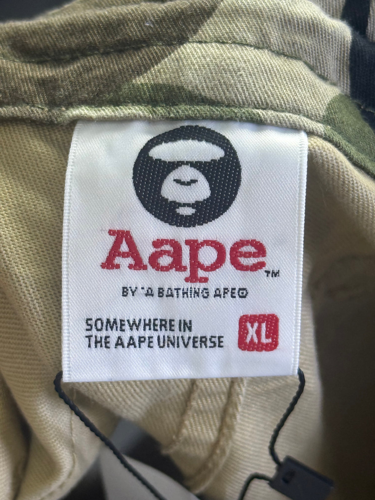 AAPE by A Bathing Ape Khaki Cargo Shorts