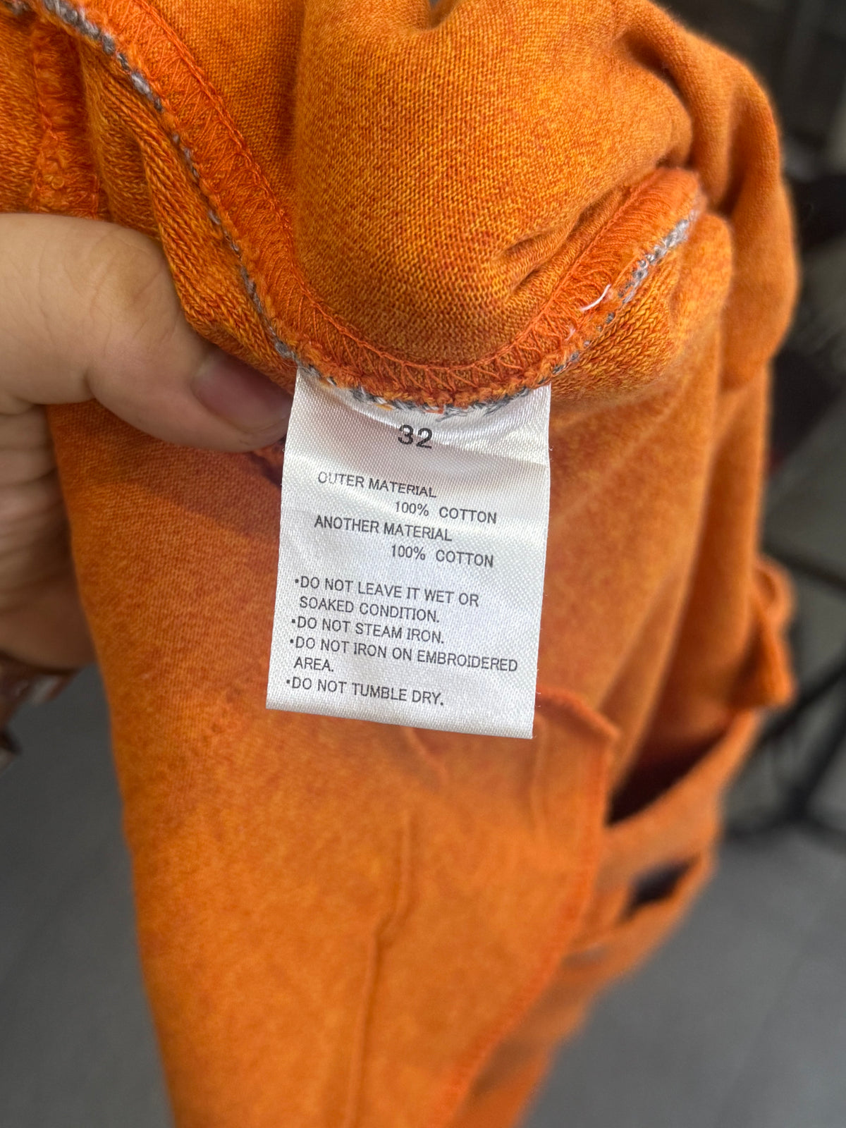 Stussy Terry Cloth Orange Shorts