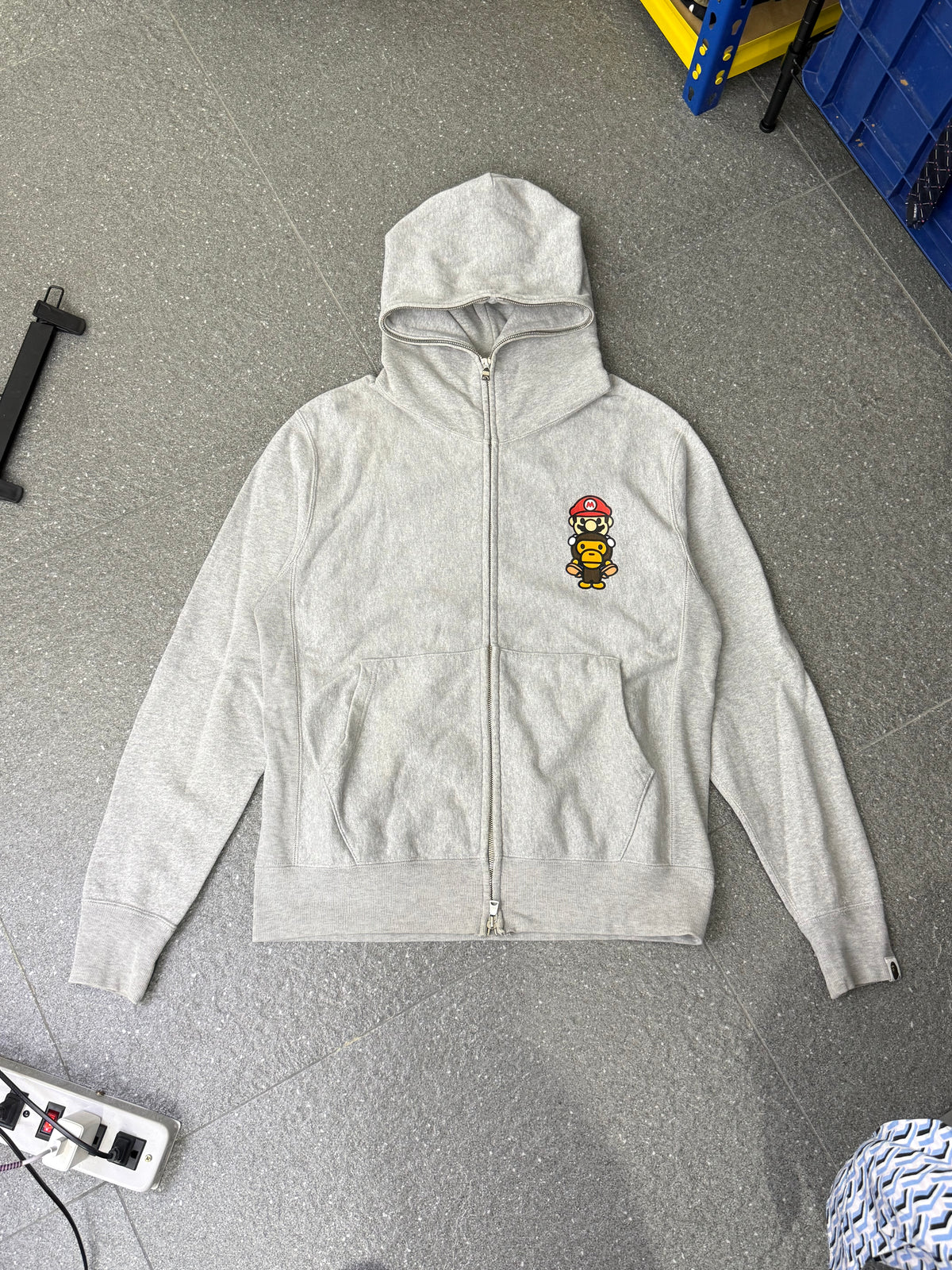 A Bathing Ape X Nintendo “Mario to Milo” Full Zip Hoodie