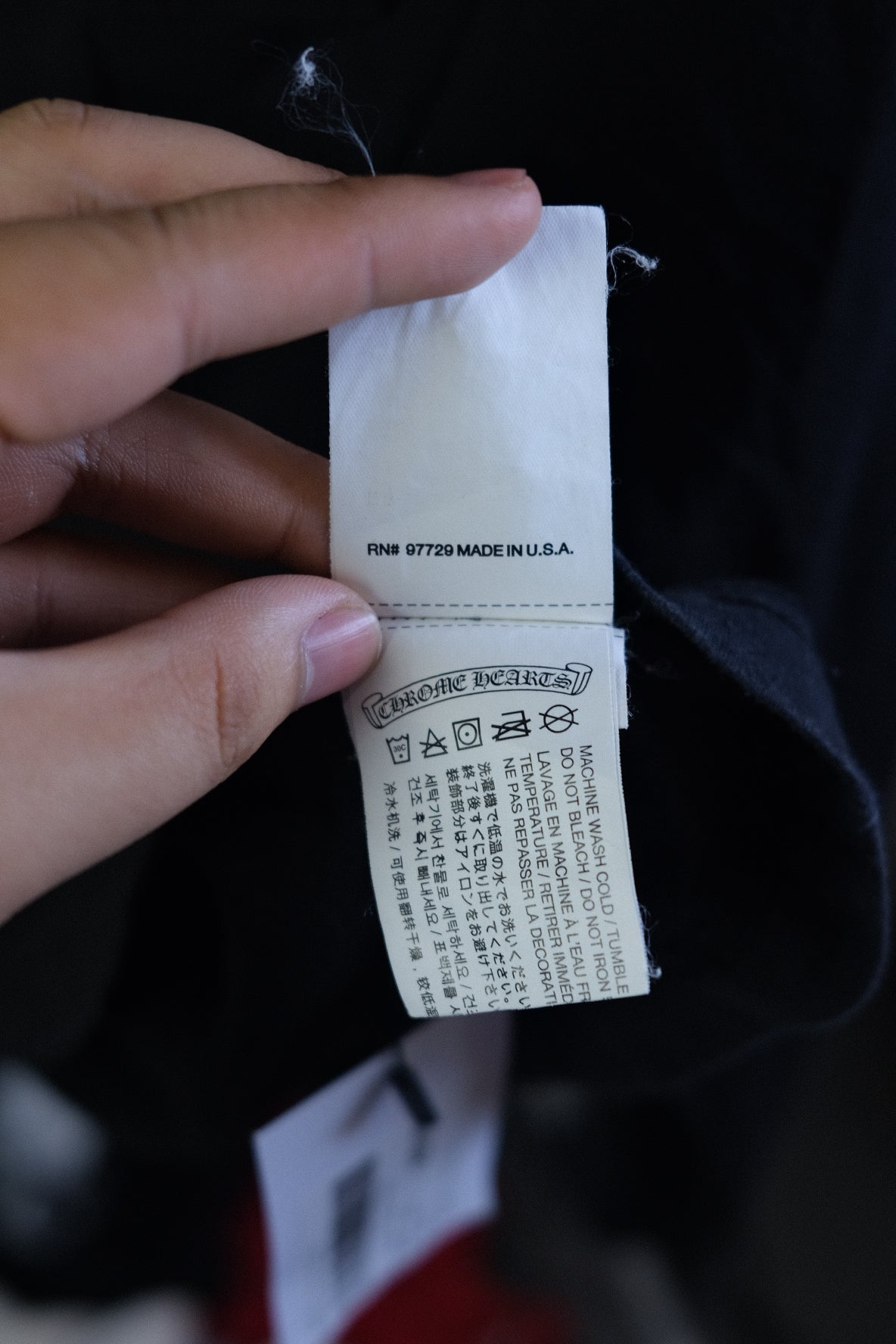 Chrome Hearts Flood Cross Longsleeve Tee