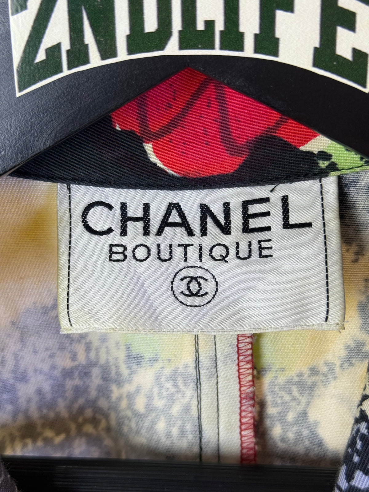 SS97 Chanel Runway Floral Dress