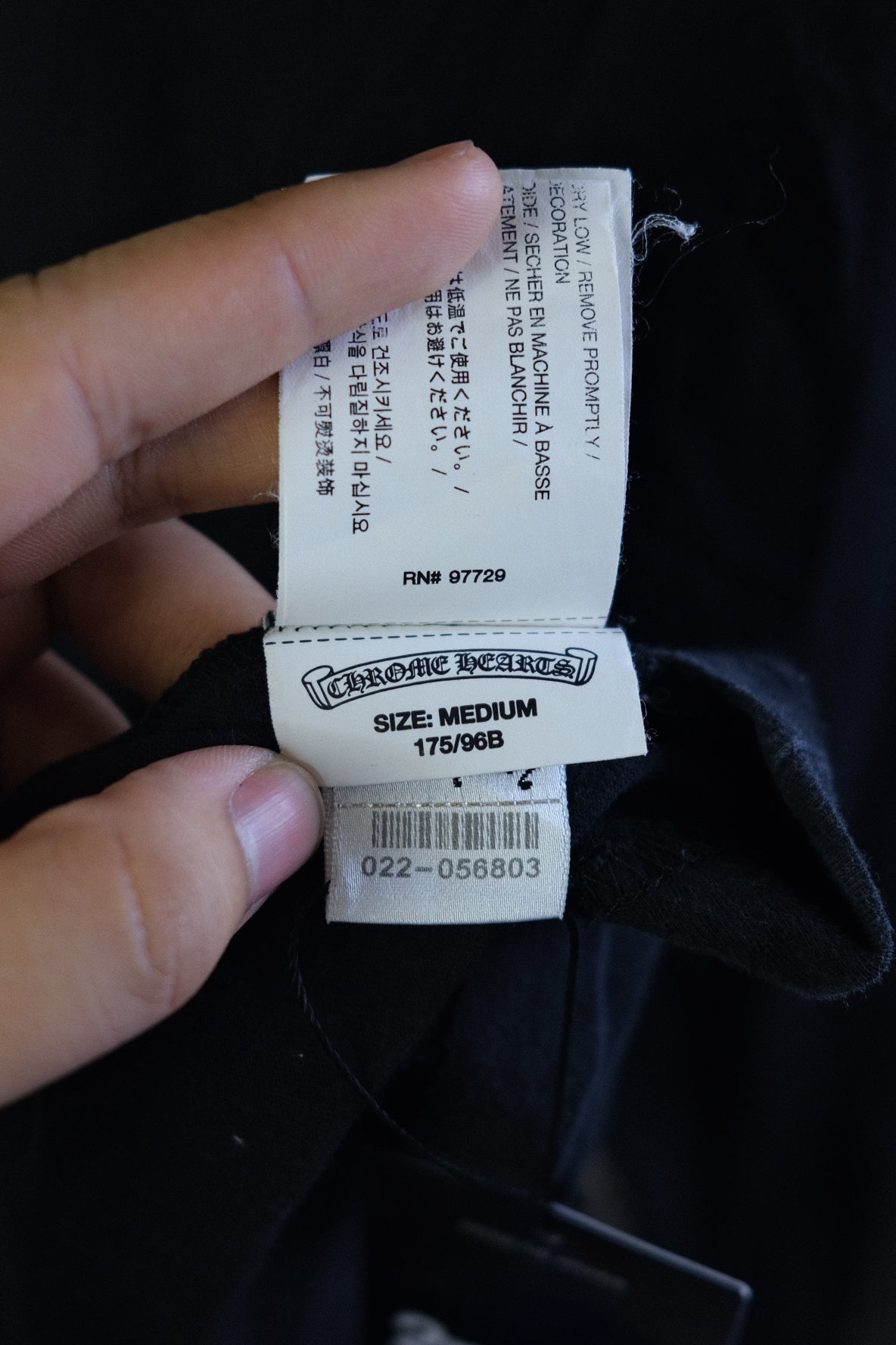 Chrome Hearts Flood Cross Longsleeve Tee