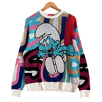 Supreme X Smurf Knitted Sweater - Size S