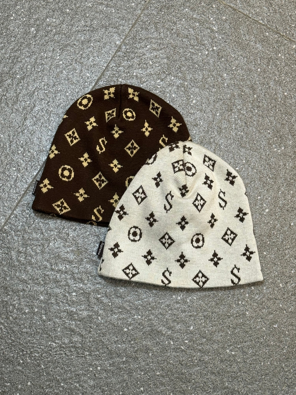 00’s SUPREME LV “BOOT” MONOGRAM BEANIE