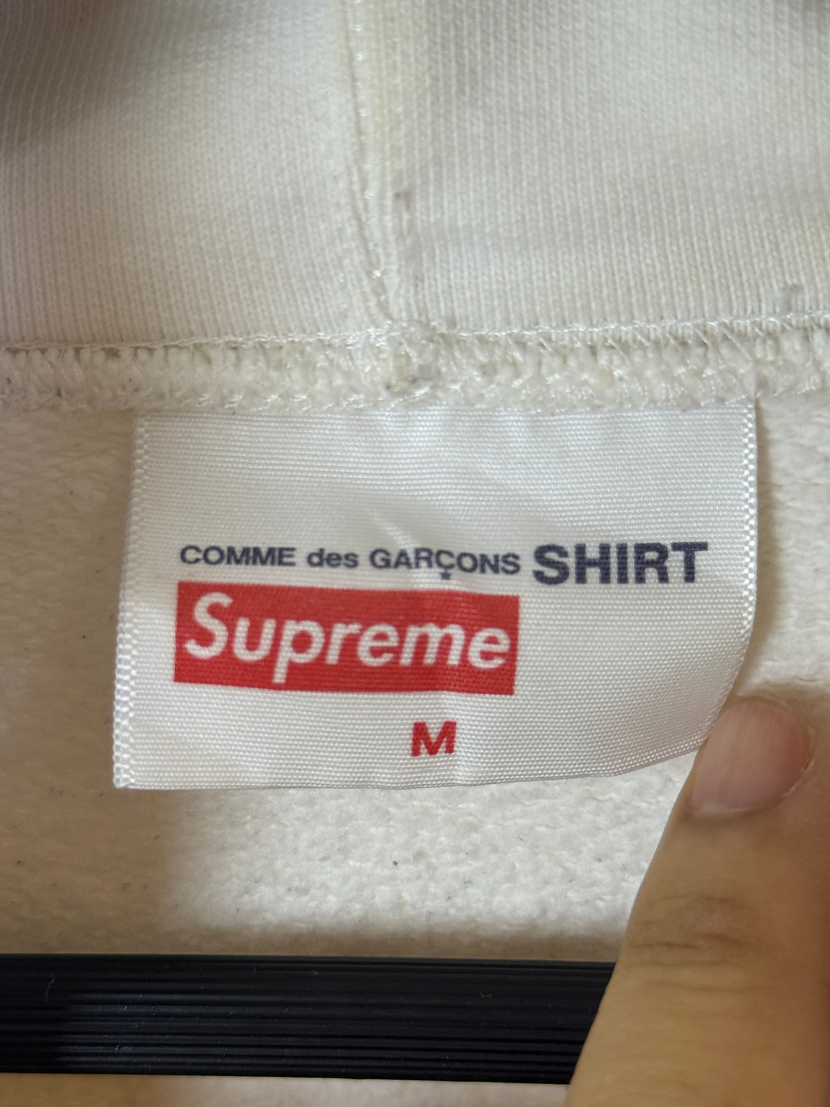 Supreme X Comme Des Garcon SHIRT Split Box Logo Hoodie
