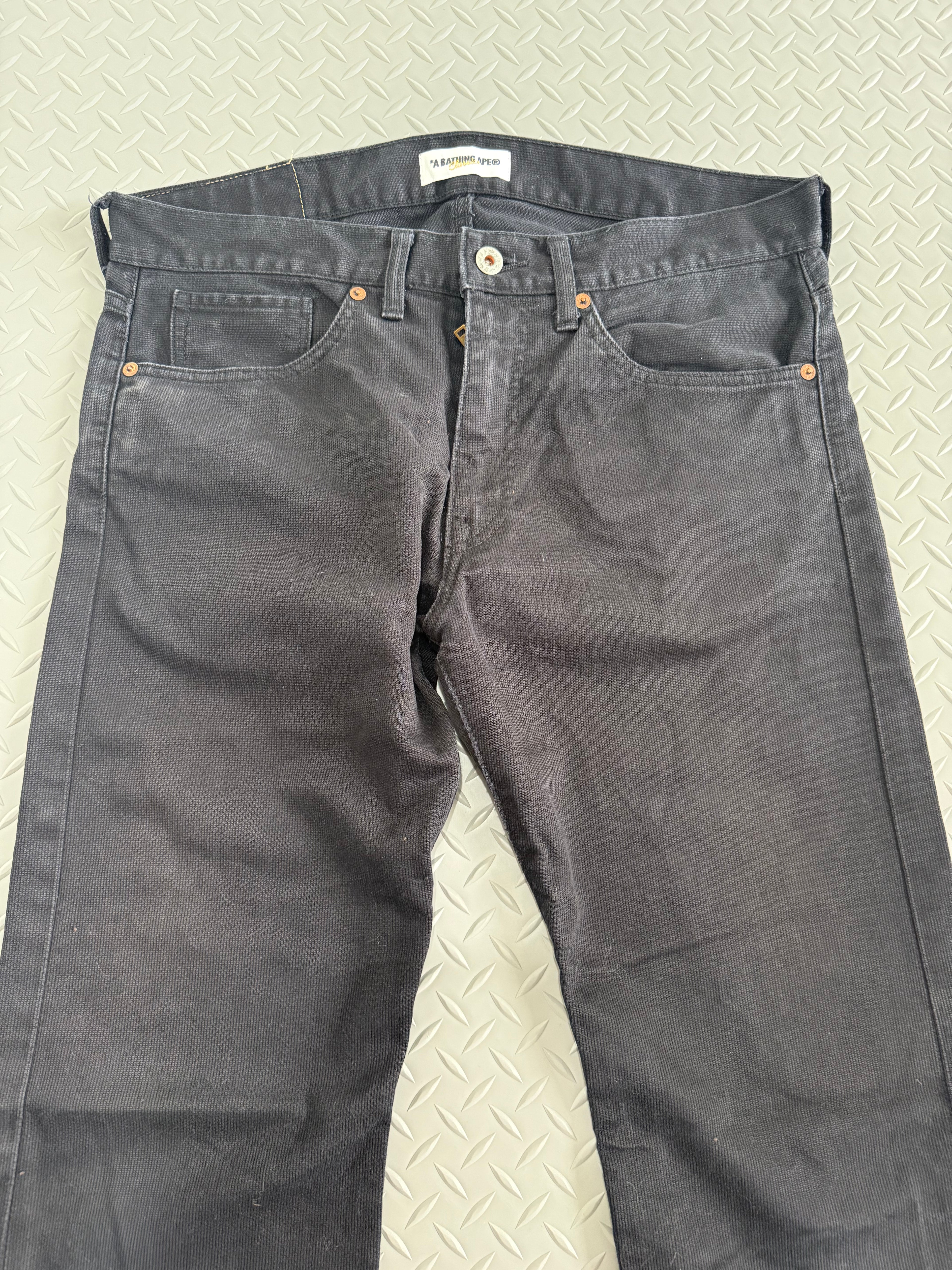 BAPE Embroiderd Logo Chino Pants - Size M