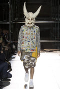 AD2018 Comme Des Garcon Assymetrical Camoflauge Shorts