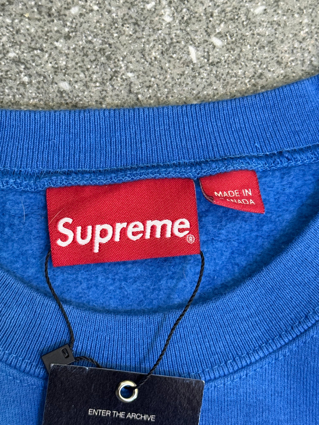 Supreme Box Logo Crewneck (Blue)