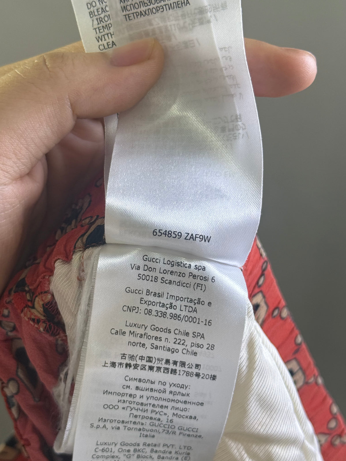 Gucci Monogram Silk Shorts
