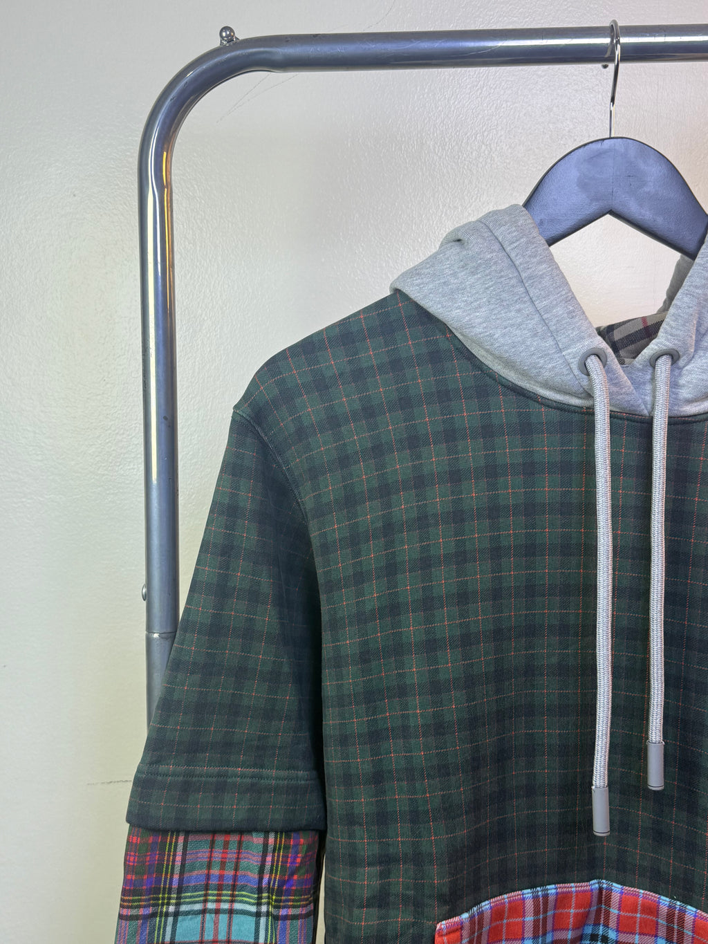 Burberry Plaid Patchwork Multicolor Hoodie