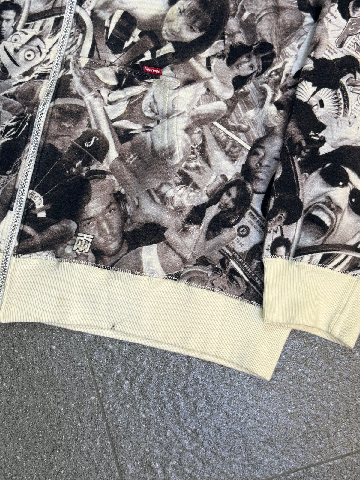 '06 Supreme Phase II Zip Up Hoodie