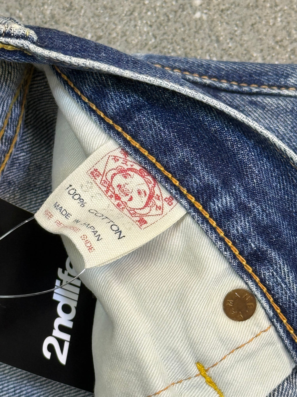 Evisu White Seagull Denim Jorts