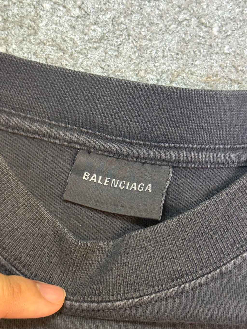 Balenciaga Black DIY Metal T Shirt