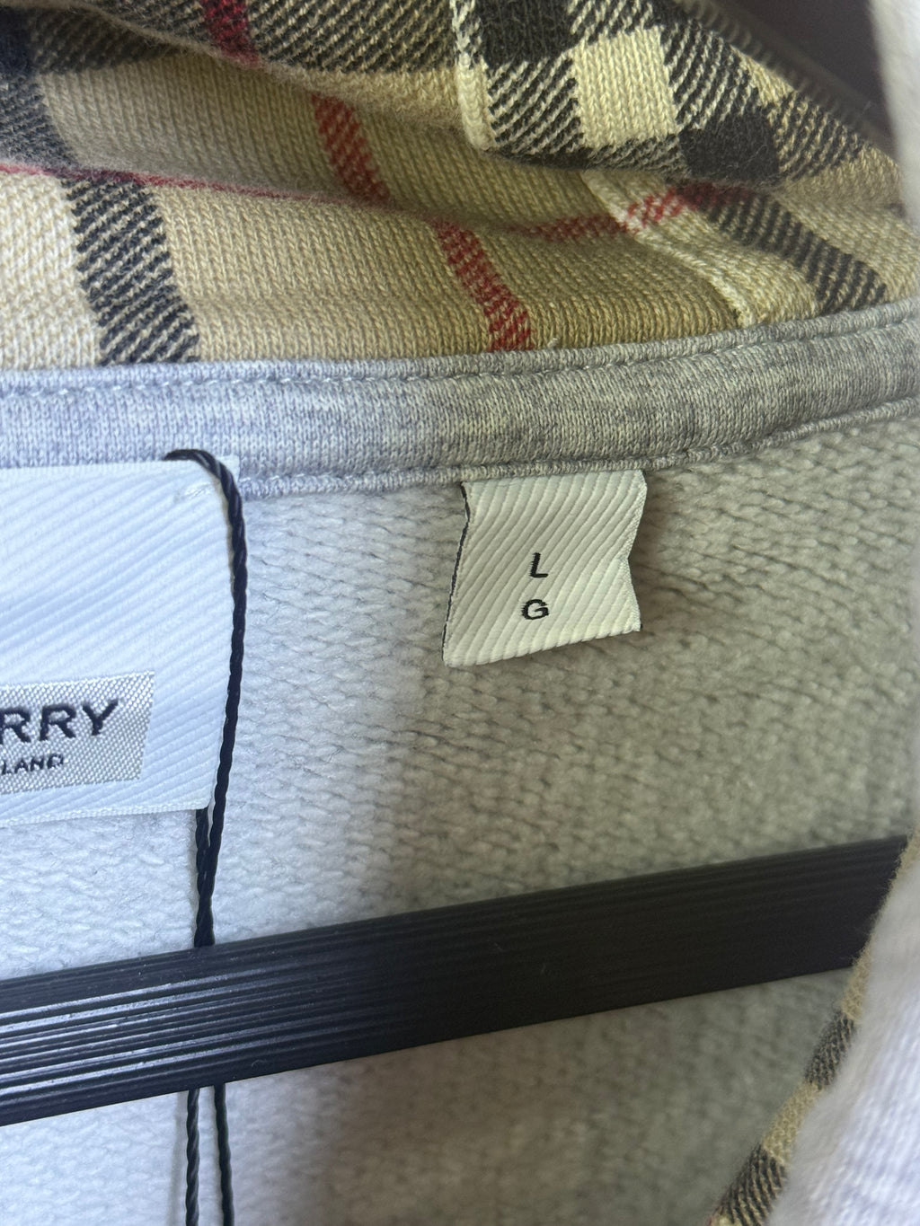 Burberry Plaid Patchwork Multicolor Hoodie