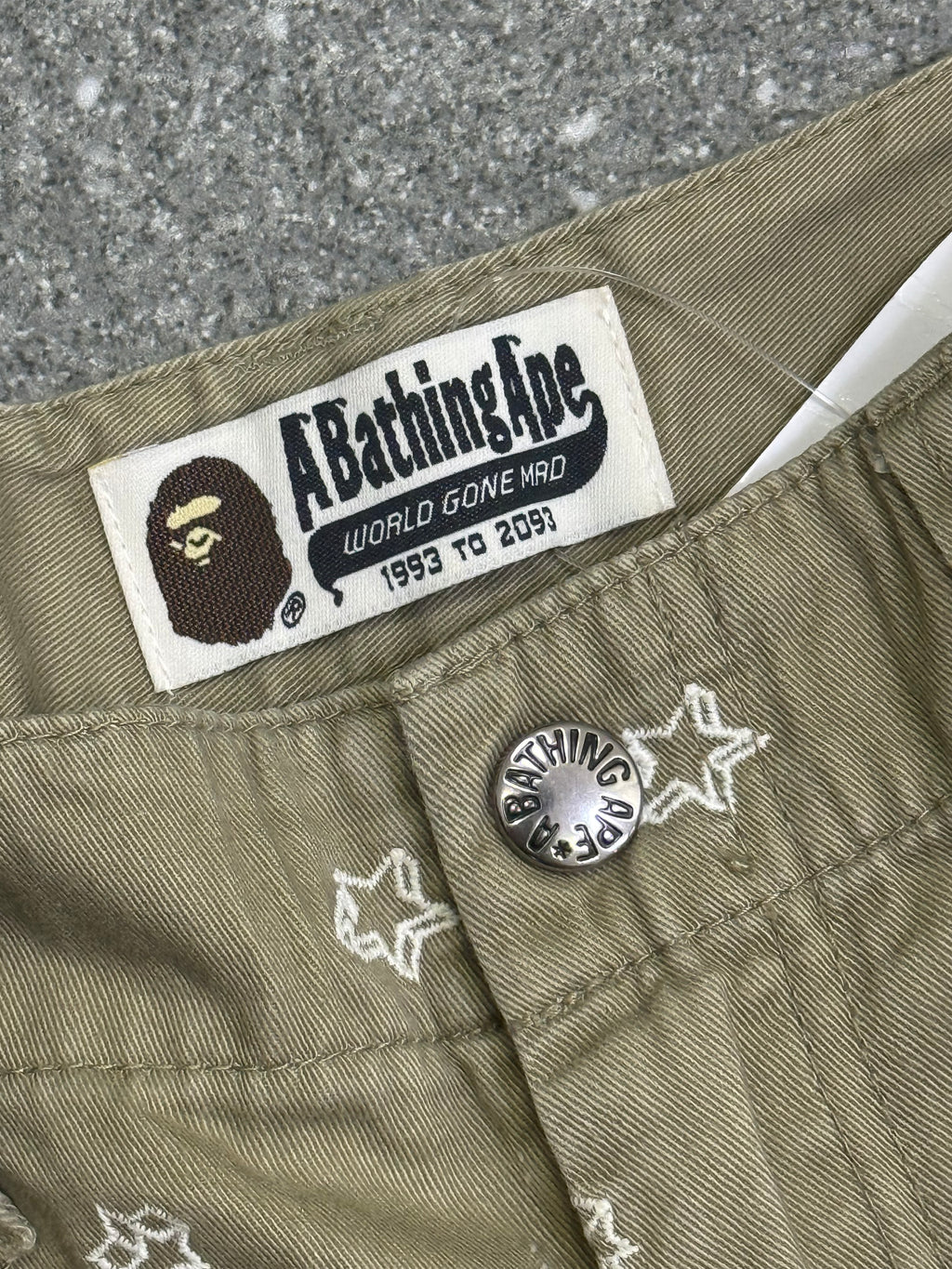 A Bathing Ape GITD Bapesta Shorts