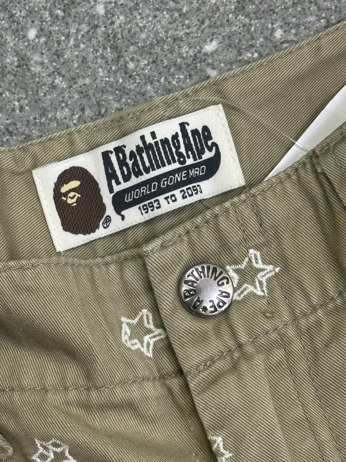 A Bathing Ape GITD Bapesta Shorts