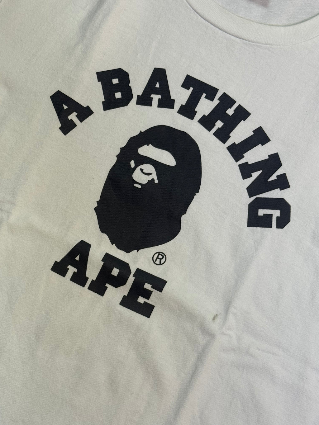 A Bathing Ape College Logo Tee