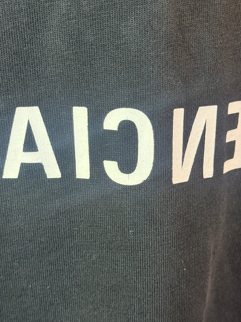 Balenciaga Reverse Script Tee