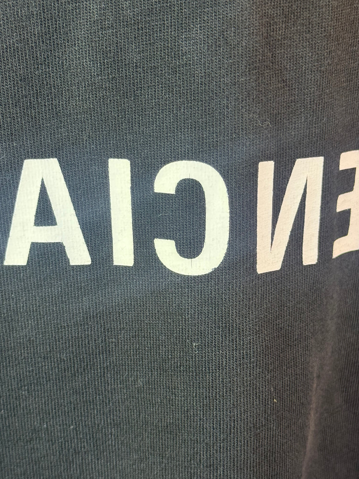 Balenciaga Reverse Script Tee