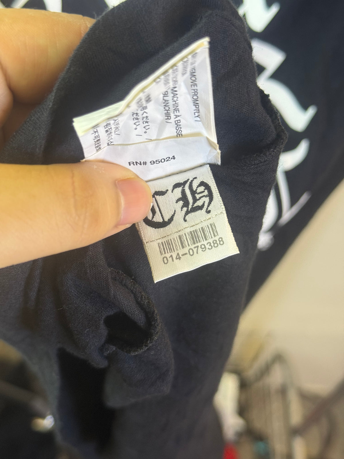 Chrome Hearts Triple Sword Logo Tee