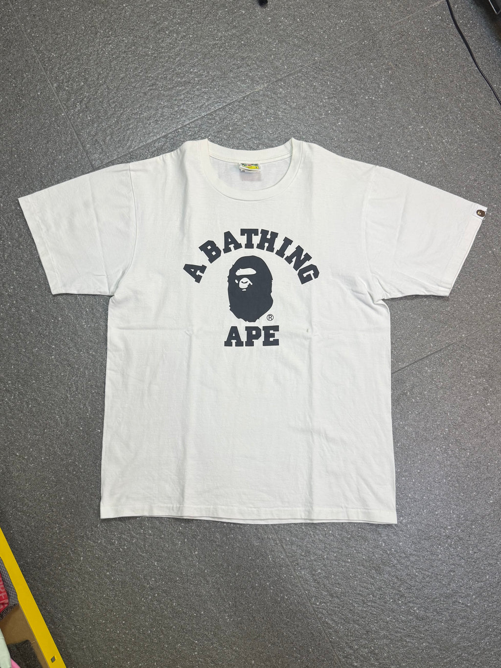 A Bathing Ape College Logo Tee