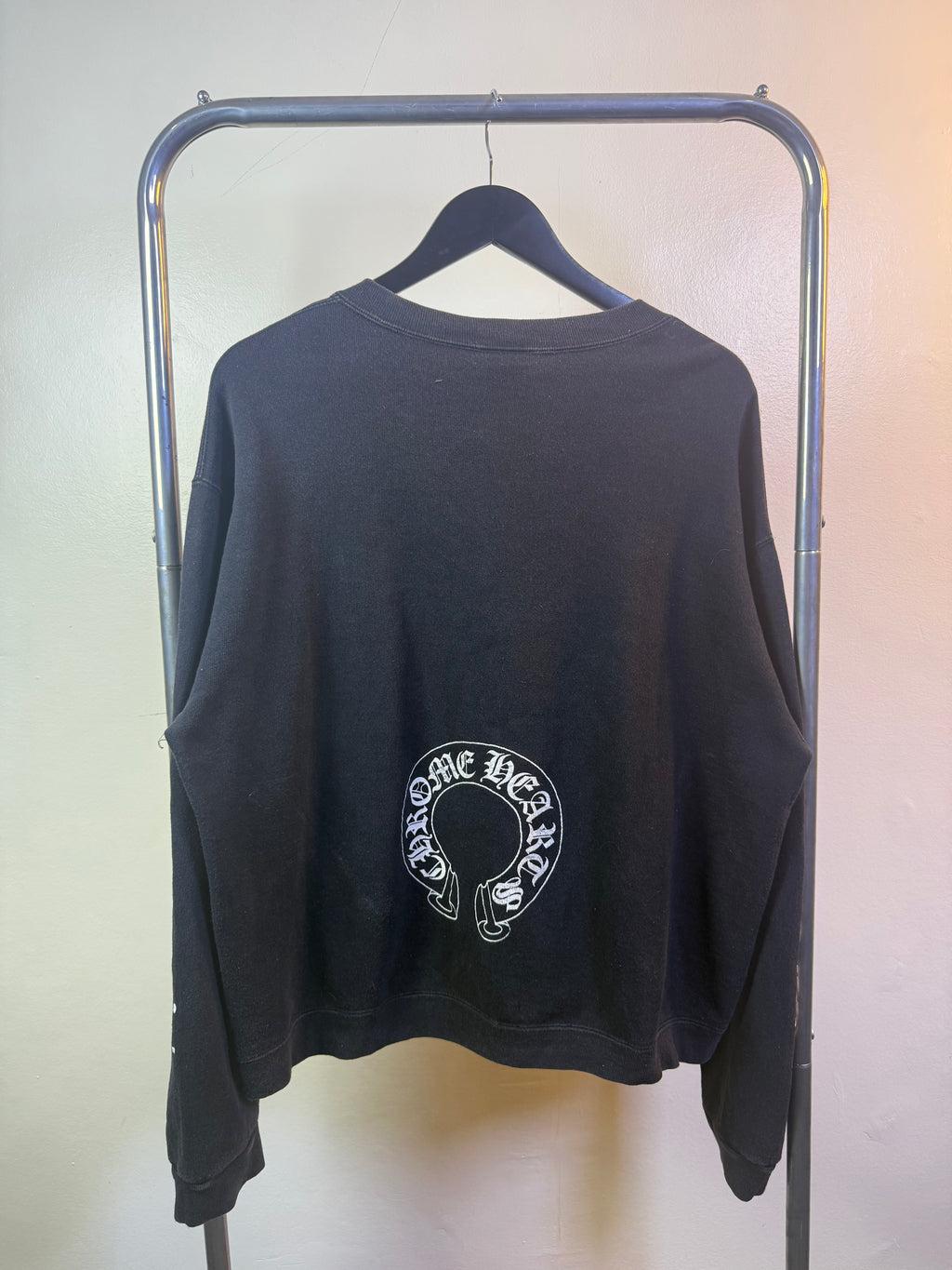RARE VINTAGE CHROME HEARTS HORSESHOE CREWNECK SWEATER