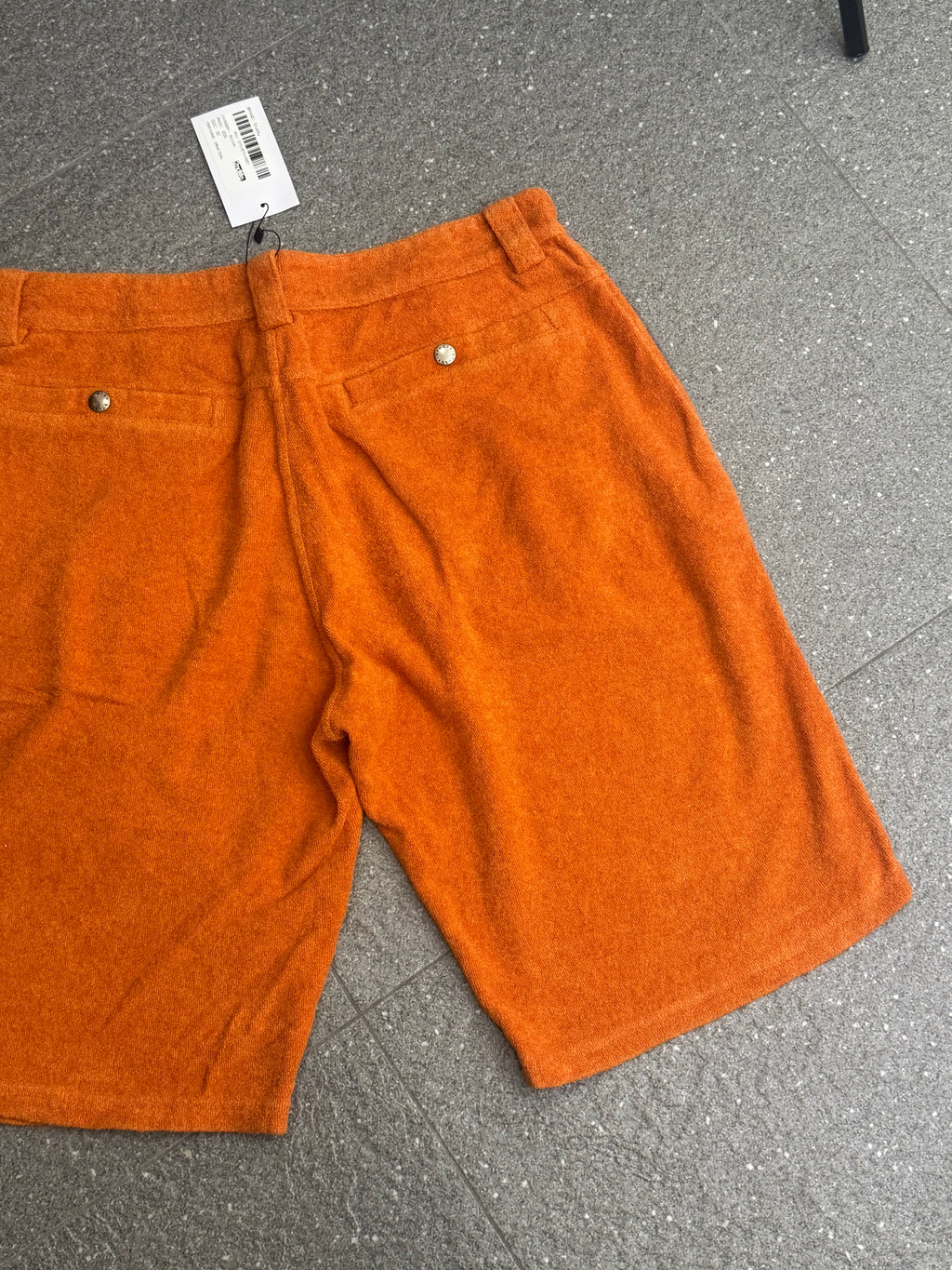Stussy Terry Cloth Orange Shorts