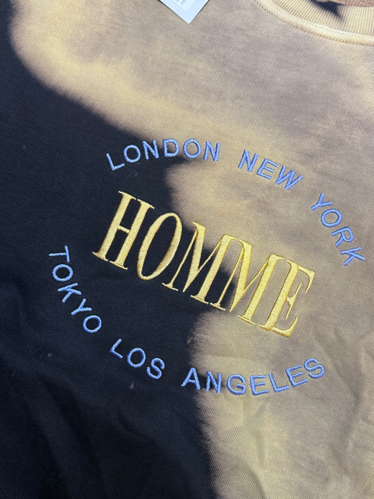 Balenciaga "Homme" Bleached Dyed Sweater