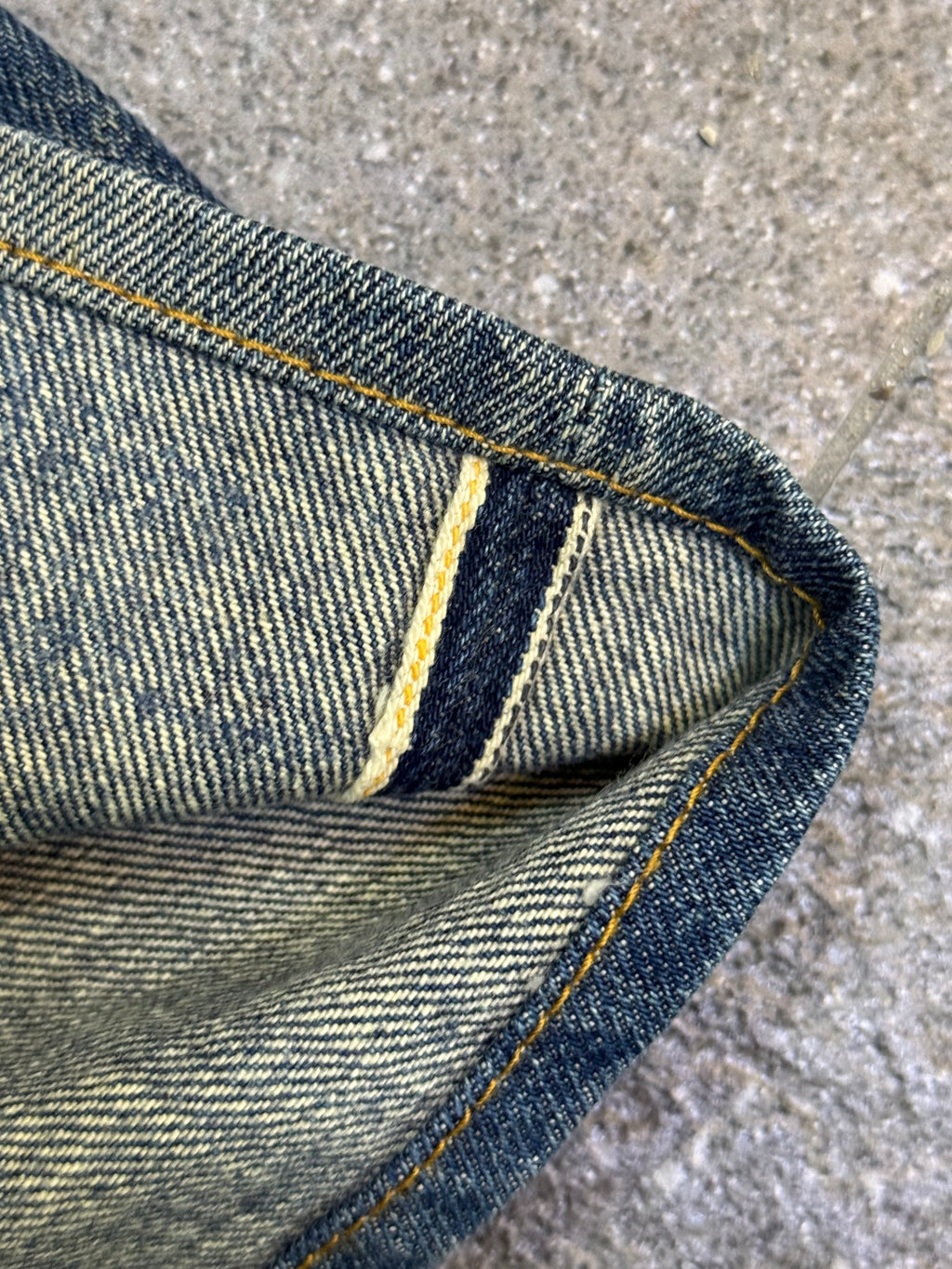 Evisu Black Seagull Selvedge Jorts