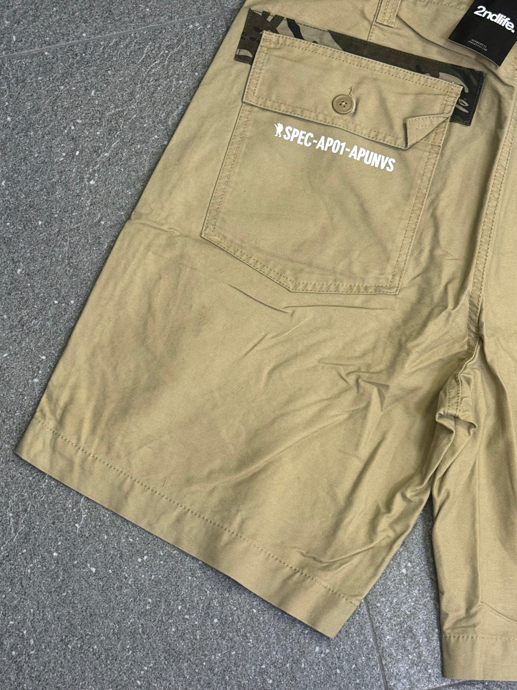 AAPE by A Bathing Ape Khaki Cargo Shorts
