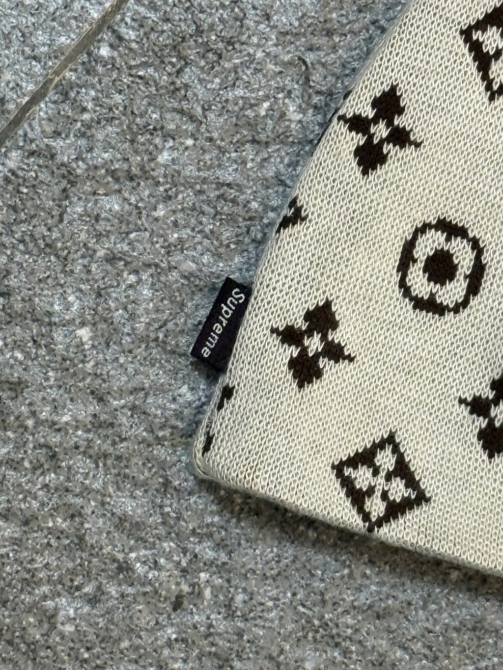 00’s SUPREME LV “BOOT” MONOGRAM BEANIE