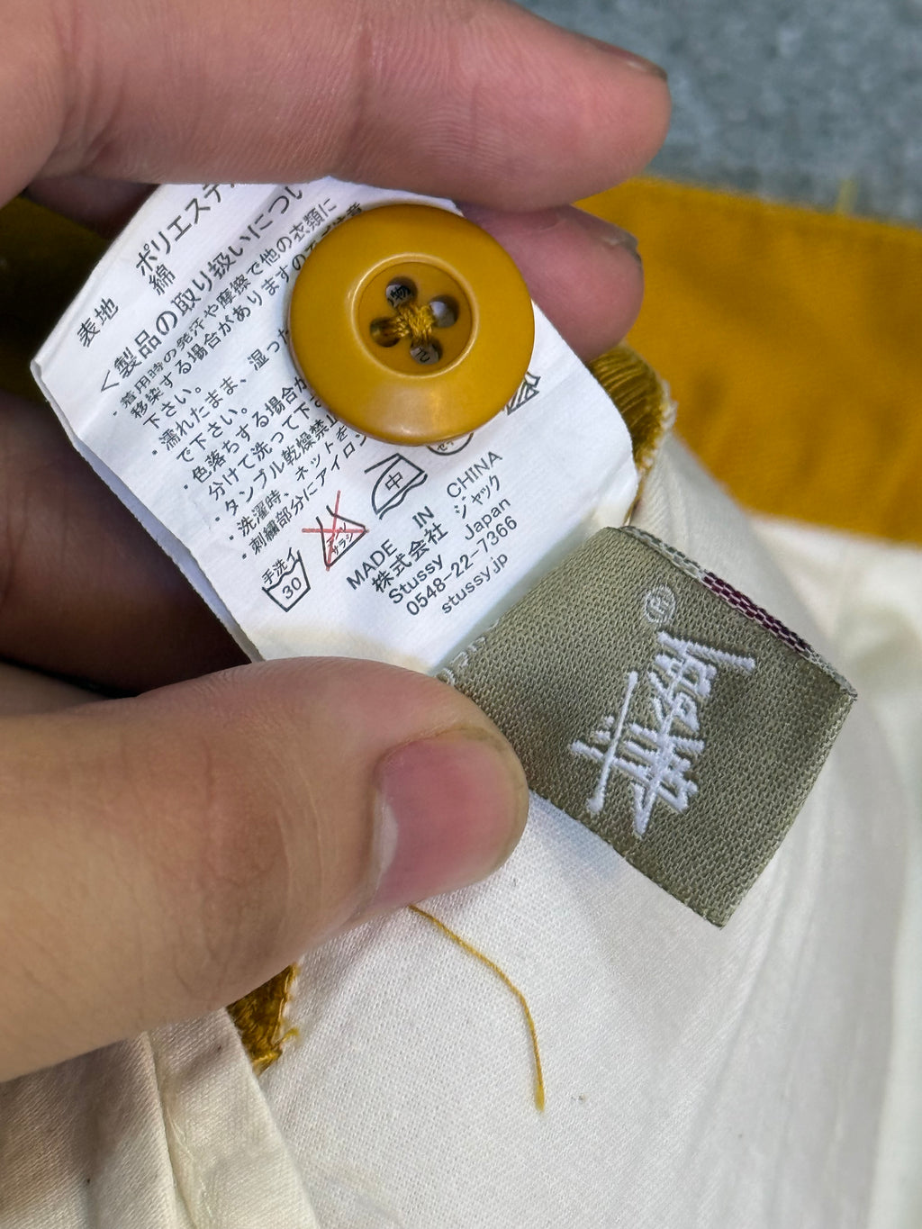 Stussy Mustard Shorts