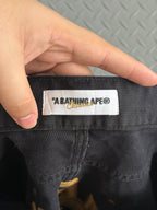 BAPE Embroiderd Logo Chino Pants - Size M