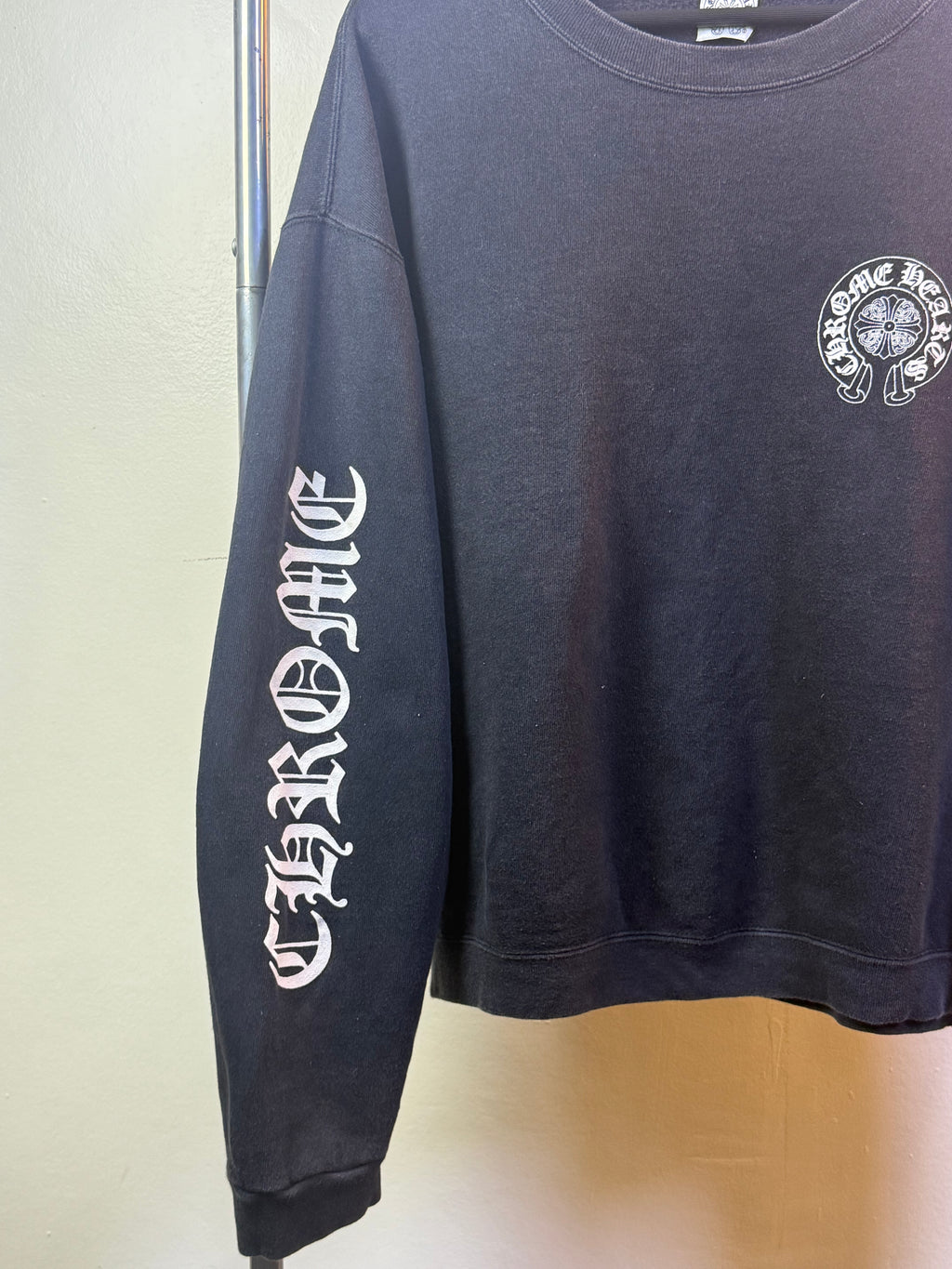 RARE VINTAGE CHROME HEARTS HORSESHOE CREWNECK SWEATER