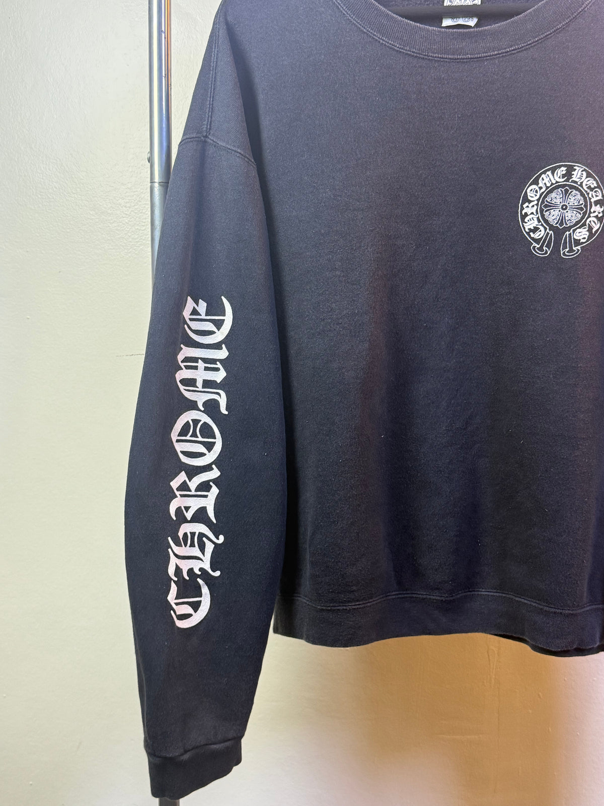 RARE VINTAGE CHROME HEARTS HORSESHOE CREWNECK SWEATER